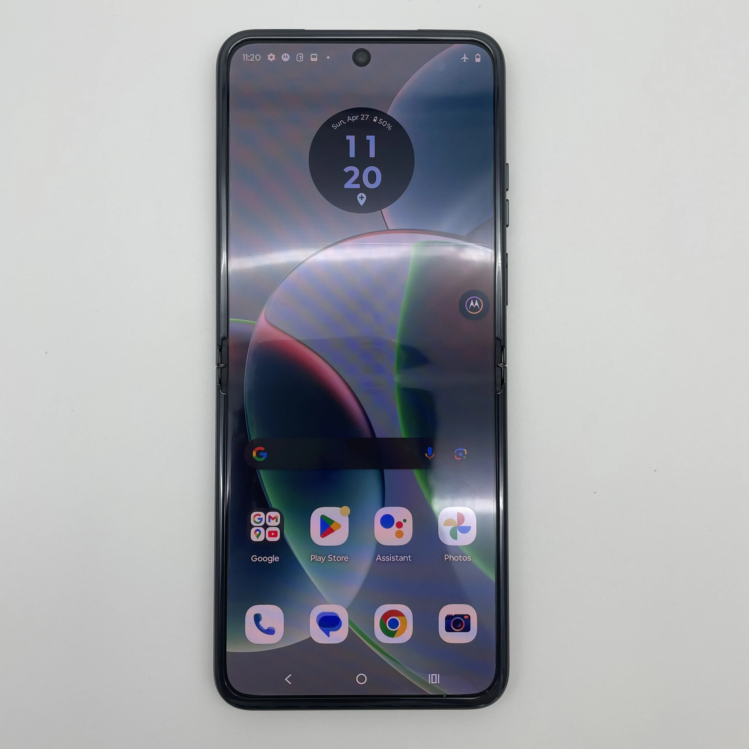 هاتف موتورولا موتو رازر 40 5G XT232323 الأصلي 6.9 قابل للطي LTPO AMOLE عرض 128 جيجابايت روم 8 جيجابايت رام بصمة الهاتف المحمول