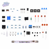 DIY Assembled Geiger Counters Kit Geiger Counter Timer Module Miller Tube GM  Nuclear Radiation Detector With Sound Light Alarm