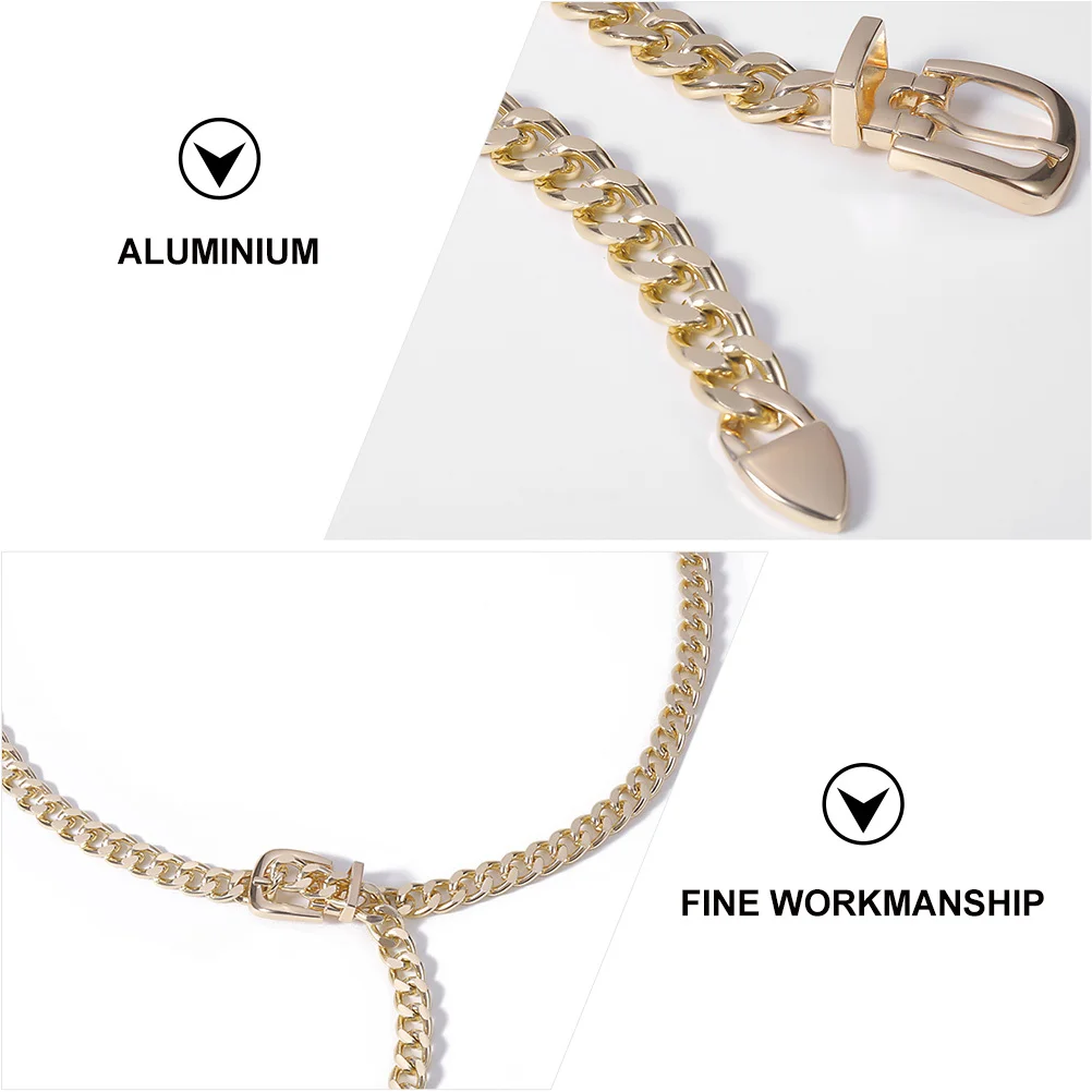 

1Pcs Metal Waist Chain Fine Workmanship Punk Style Fashion Belly Belt for Dress Jeans Trousers Body Chain Decoration Summer