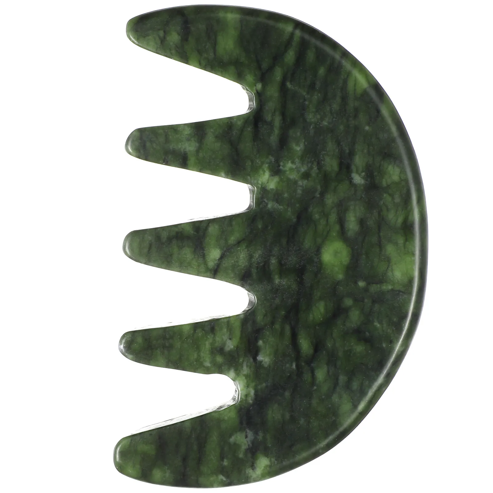 Creative Jade Craft Massage Comb Handheld Scalp Massager Body Acupoint Massager Tool for Relaxation Tension Relief Comfortable
