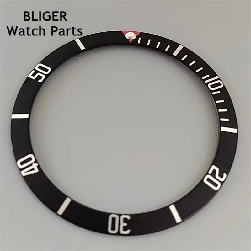 Bliger 39,5mm Aluminium Lünette fit Uhr ersetzen Zubehör Uhren teile