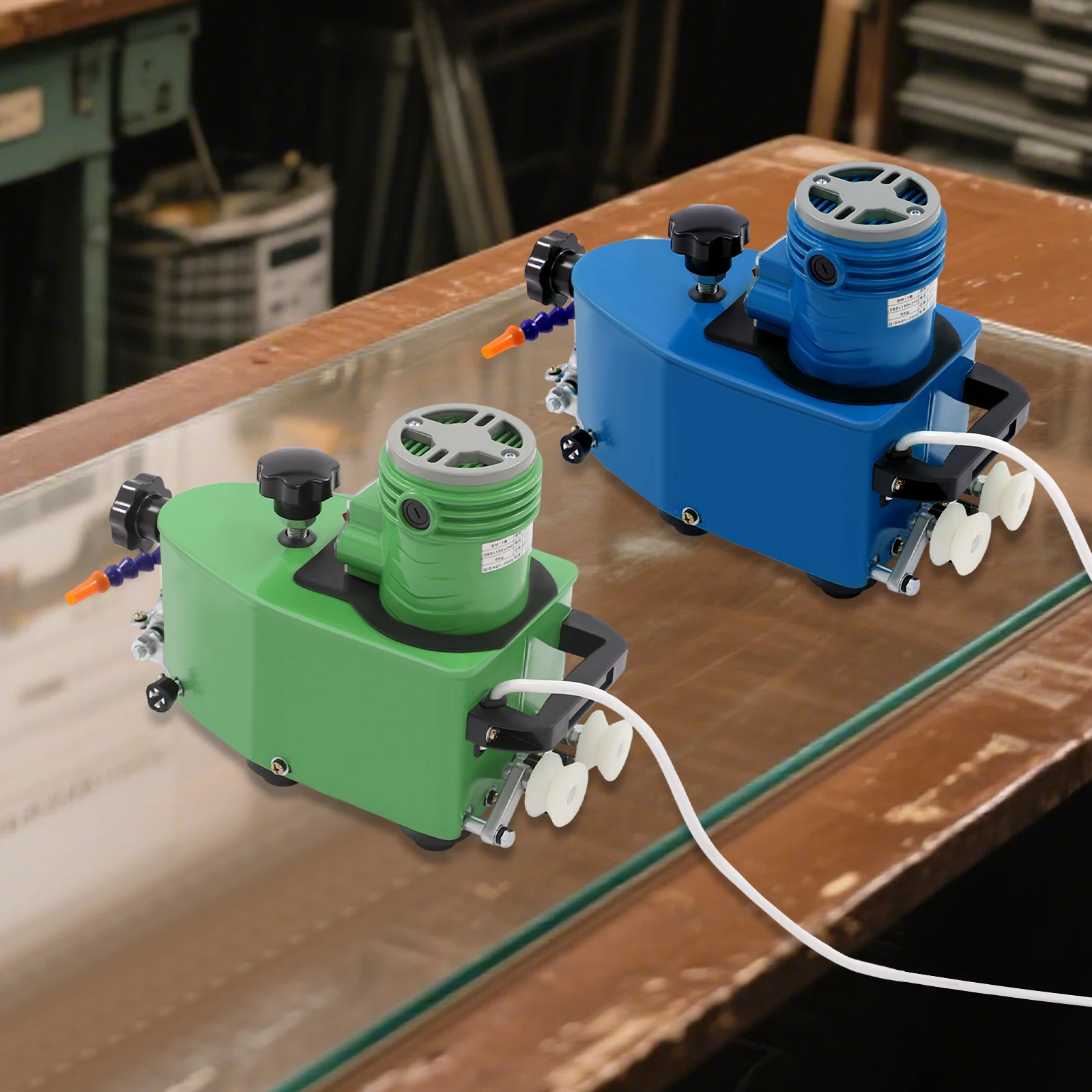 Professional Grade Glass Edge Grinding Machine - Low Noise Motor, 3-20mm Thickness Compatibility, Multi-Shape Grinding