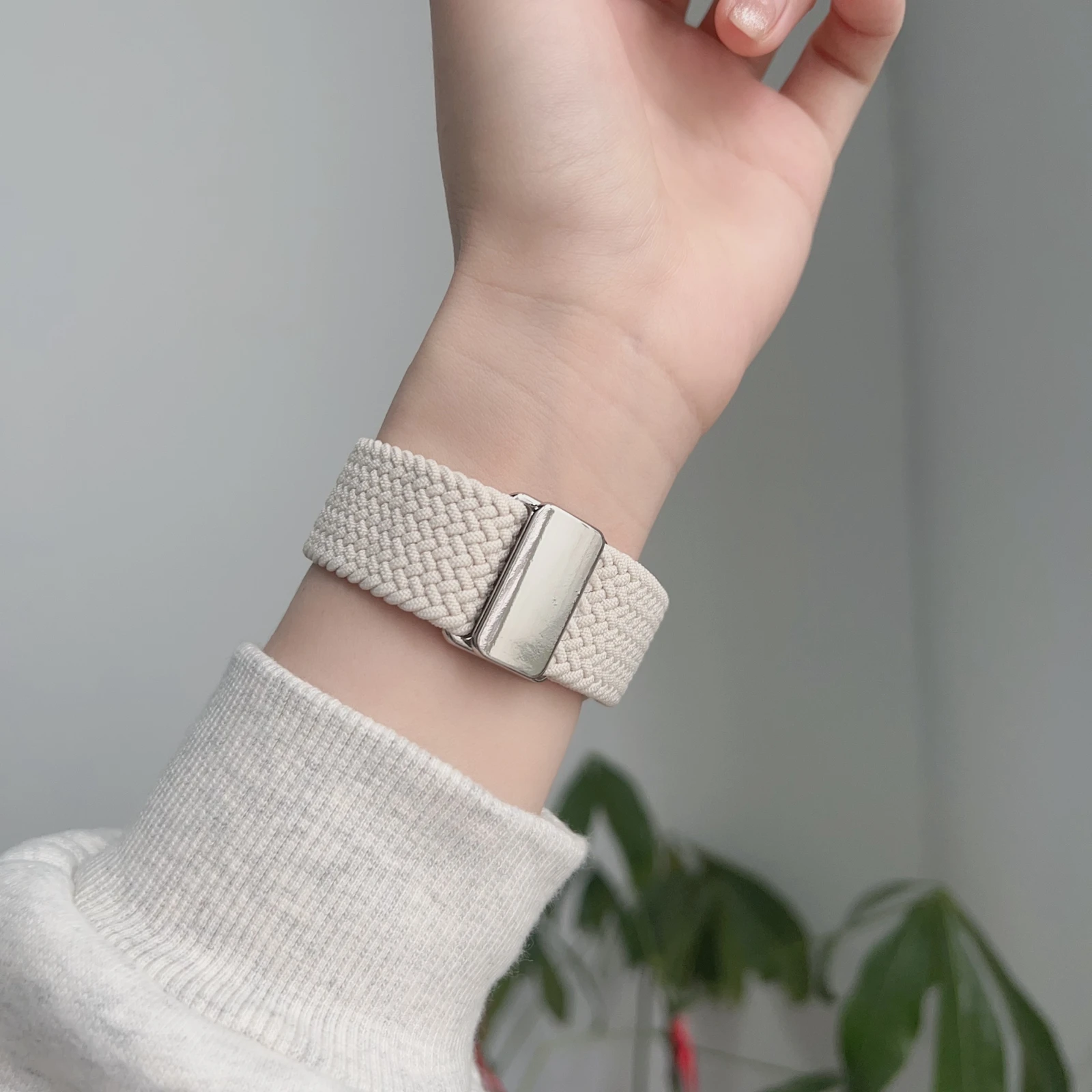 elastic Magnetic nylon For Apple Watch band women Ultra 10/9/8/7/6/5 SE 38mm 40mm 41mm 42mm 44mm 45mm 46mm for iwatch strap