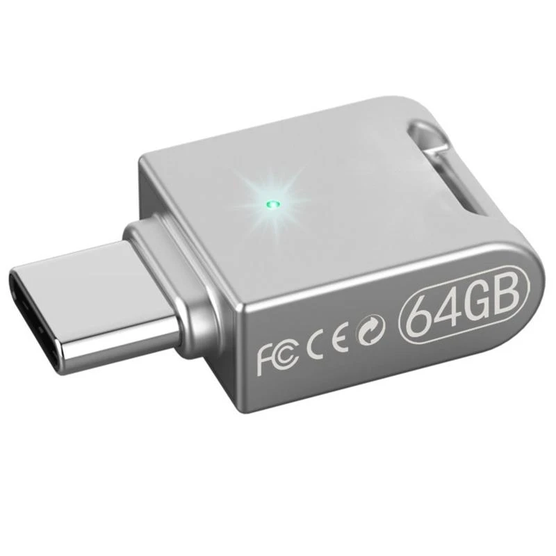 HX6A 32g 64g USB Flash Drive Thumb Keychain Metal Pen Drive Waterproof