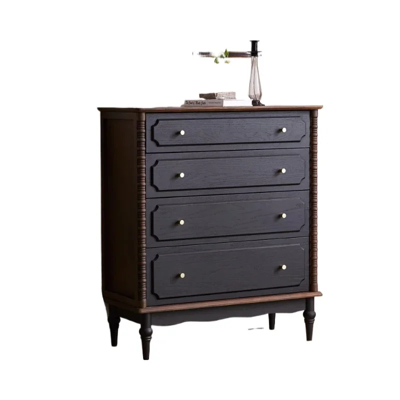 

Small apartment bedroom wall locker four chest cabinet simple modern bedside locker