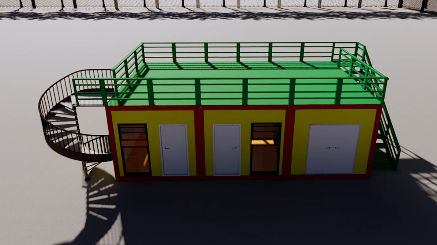 Hochwertige Container Bar Shop Cottage vorgefertigte Haus Cafe Restaurant