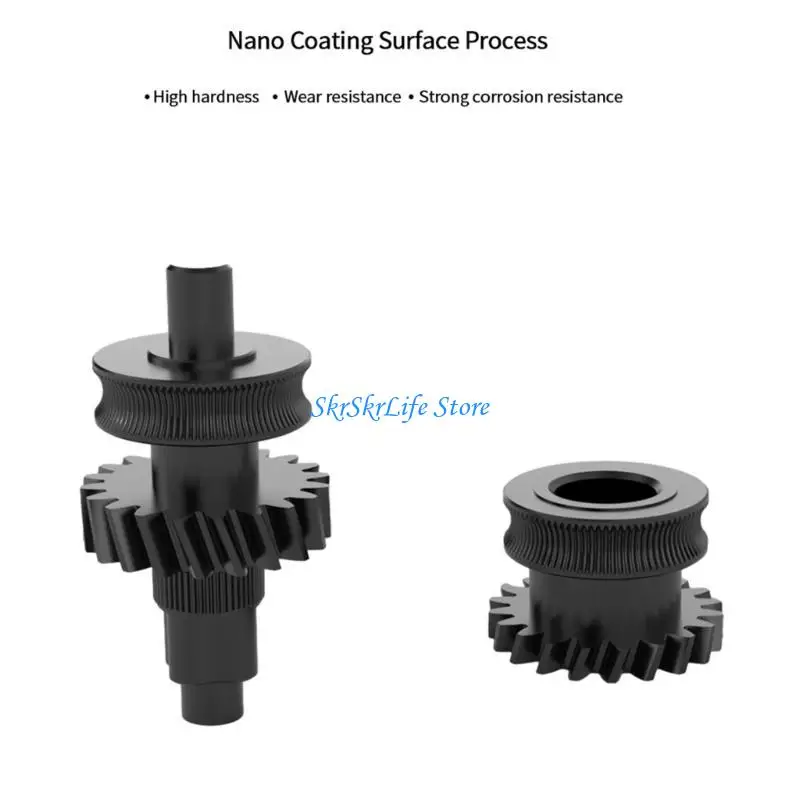 

E65E Extruder Gear Hardened Steel Hotend Extruder Gear Handle for Bambu P1P