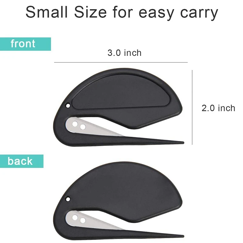 Letter Opener Envelope Slitter, 12 Pcs Letter Opener Slitter Letter Openers With Razor Blade For Envelope