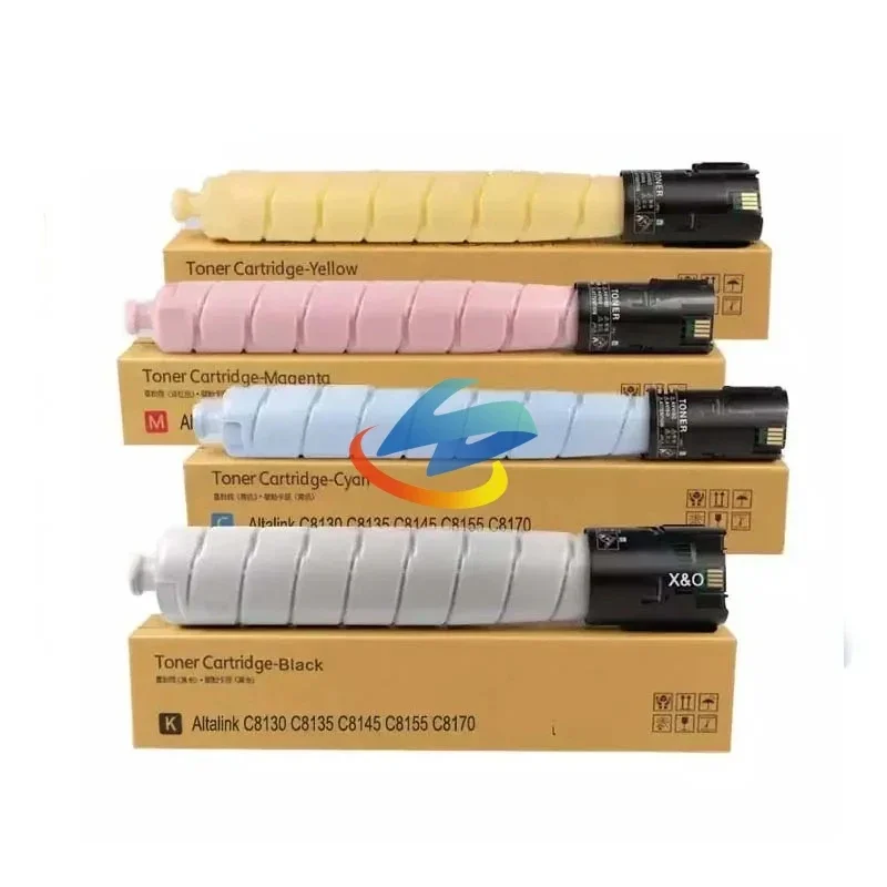 4PCS C8130 CMY293g BK500g Toner Cartridge Compatible for Xerox ltaLink C8130 C8135 C8145 C8155 C8170 Refill Toner Cartridge