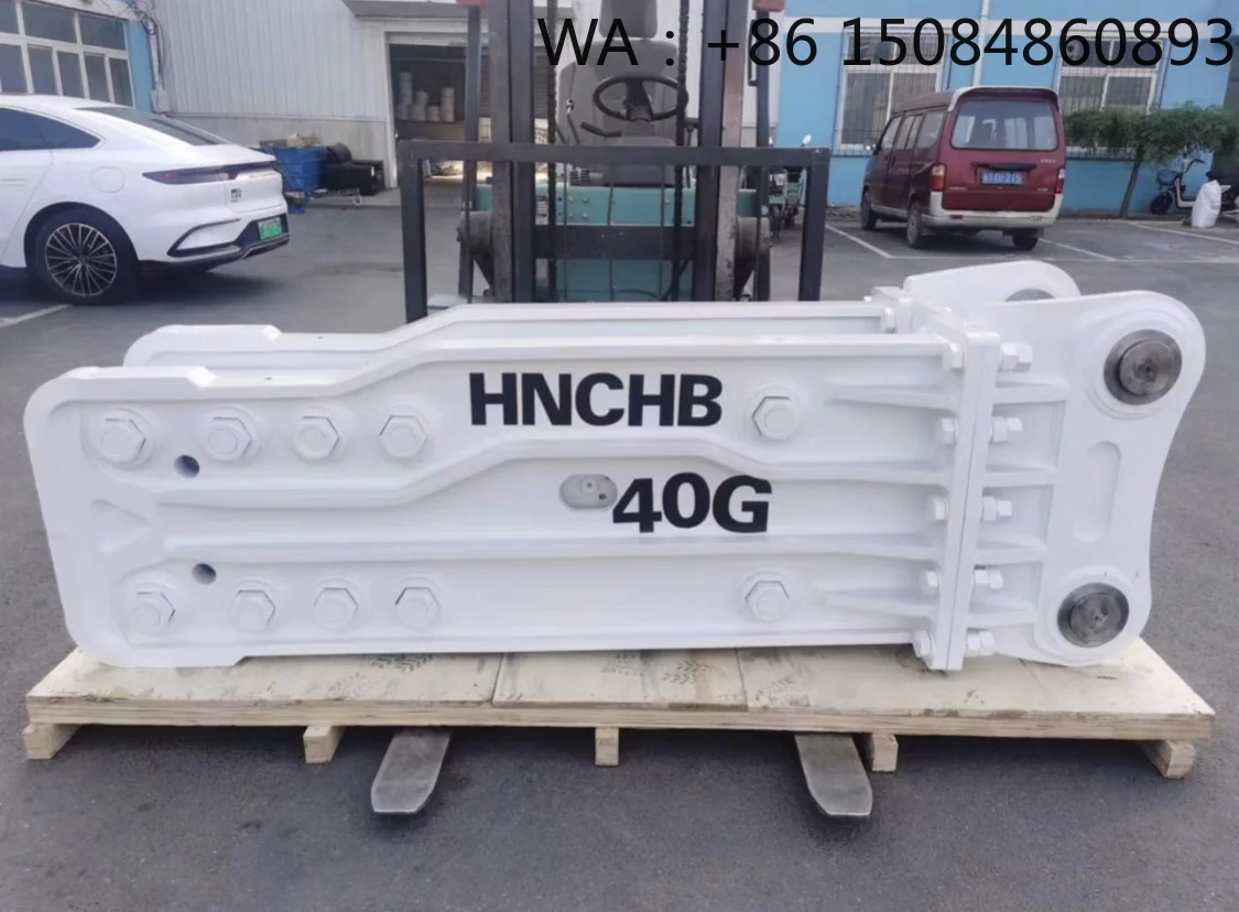 

Large Alloy Steel Hydraulic Breaker, 160mm Chisel High Power Demolition Tool For 30-50 Ton Giant Excavator