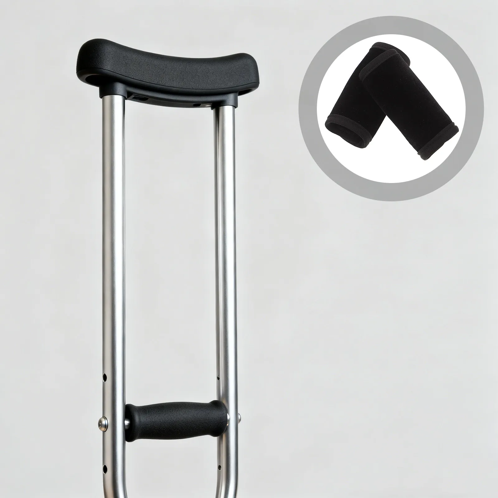 

1 Pair Crutch Armpit Pads Warm Winter Padded Covers for Crutches Anti-Slip Walking Arm Cane Accessories Soft Cushion for Seniors