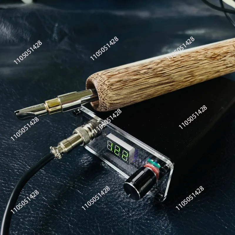Leather Craft Electric Grooving Edging Machine Leather Edge Creaser DIY Handle Creaser Edger Crimper Tool Set