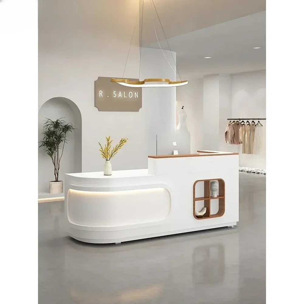 xx1Clothing Store Cashier Bar Counter Beauty Salon Counter Barber Shop Corner Front Desk Reception Desk