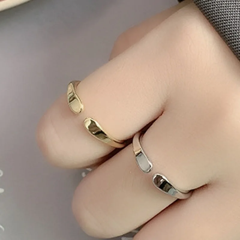 

925 Sterling Silver Luxury Jewelry Smooth Surface Simple Woman Rings Wedding Engagement Accessories Jewellery Argent 925