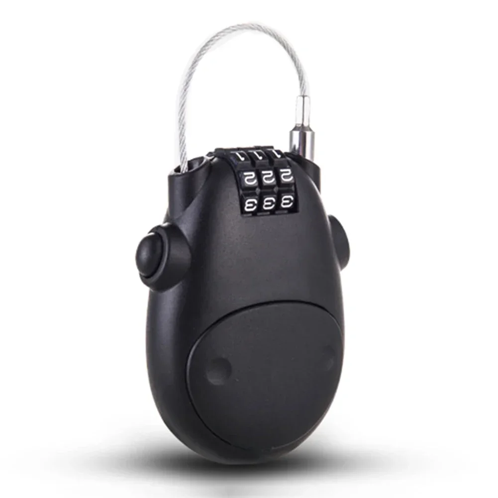 Motorrad Stahl Kabel Code Lock Koffer Auto Schlitten Teleskop Draht Seil Schloss Helm Hochpräzise Code Rad Passwort Lock – Detail 9