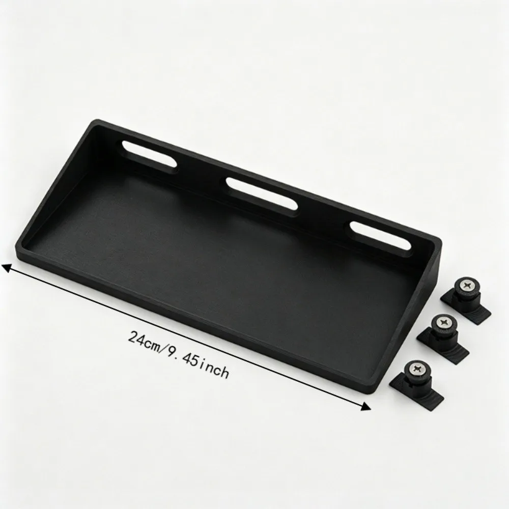 No Drill Acoustic Panel Shelf Damage-Free Floating Slat Wall Shelf Metal Screw Repositionable Acoustic Panel Holder Wall Decor