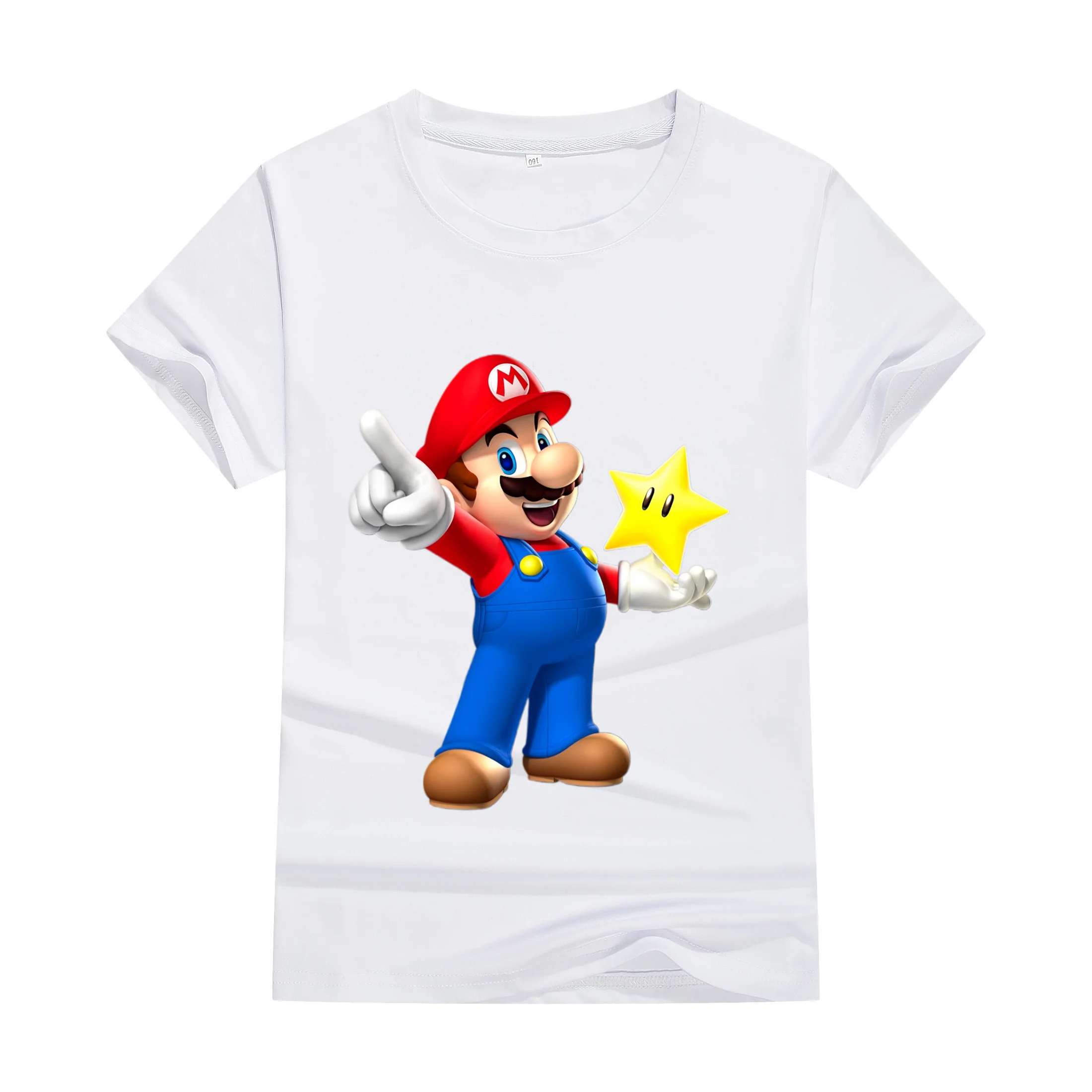Fashion Super Mario Bros T-Shirt Top Children's Sportswear Boys' Cotton Quick Drying T-Shirt Shorts Summer Beach Vacation Top image 6