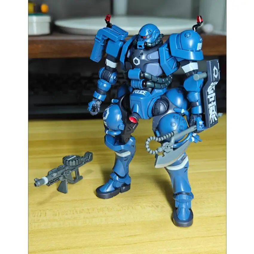 Decalcomanie per acqua di neve fiammeggiante HG-112 per MS-06-SSP Polizia Zaku Adesivo per acqua fluorescente ad alta precisione Hobby Accessori modello fai da te
