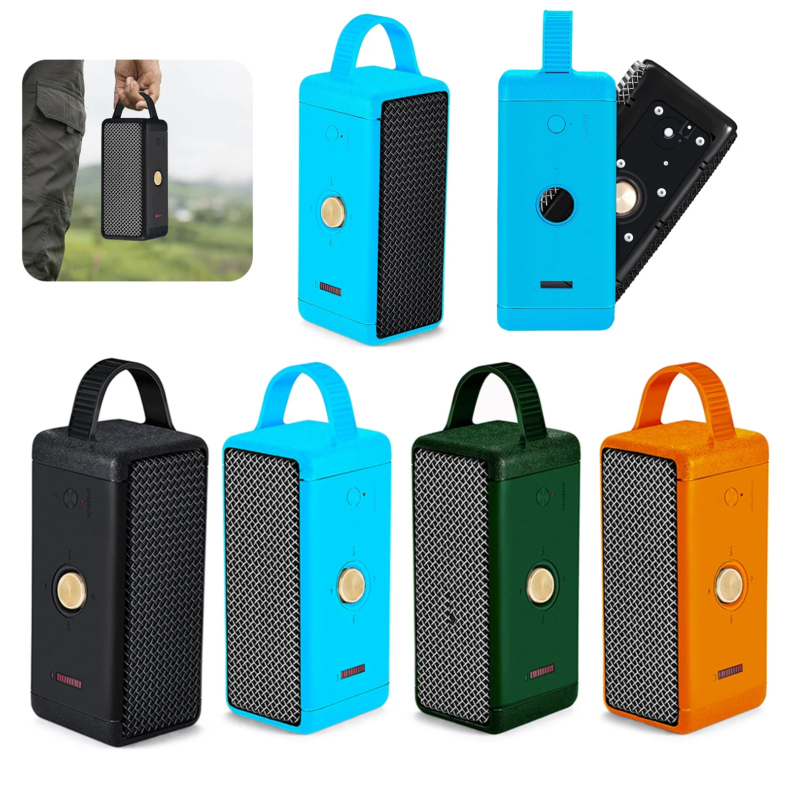 Portable Dust-proof Silicone Protective Case For Marshall Emberton II / Emberton Bluetooth Speaker Carrying Case Accessories