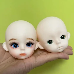 Handmade Makeup 1/6 Bjd Doll Head DIY 30cm Dolls Head Accessories Kids Toy Girls Toy Gift