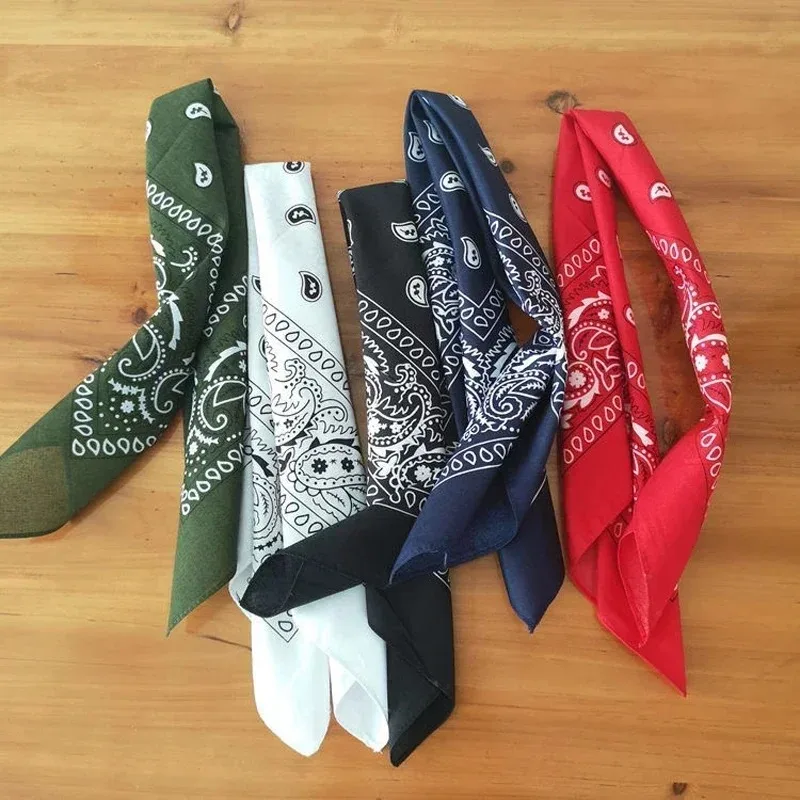 

Спортивный уличный хипстерский платок с узором «Кешью», квадратный, мужской, в корейском ретро-стиле, хип-хоп, красный, для мужчин и женщин