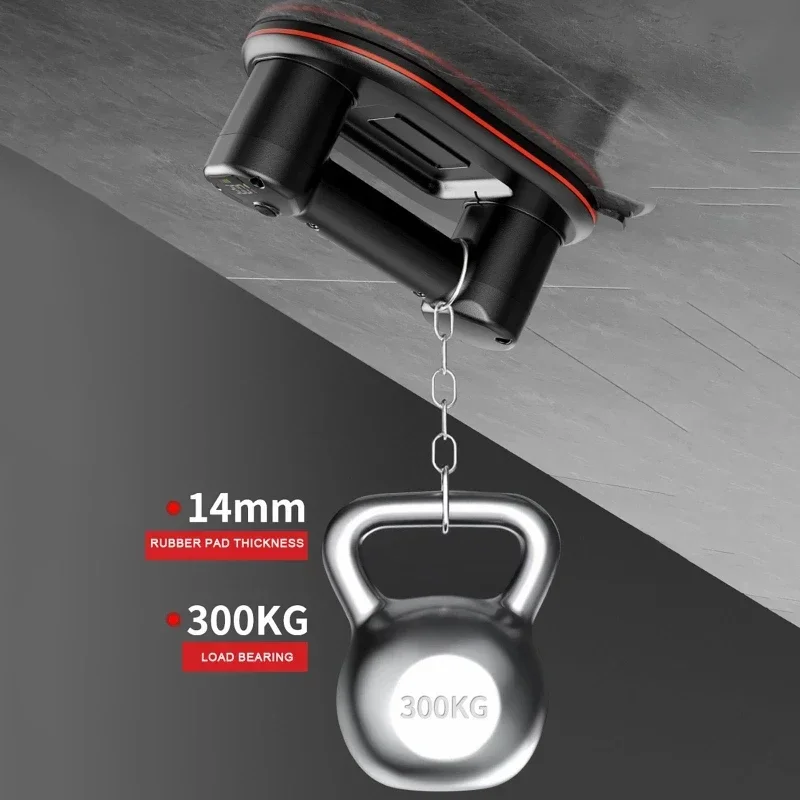 Intelligent Display Industrial Grade Electric Vacuum Suction Cup 300KG Load Heavy Duty Granite Tile Glass Lifter 4000mAh Battery