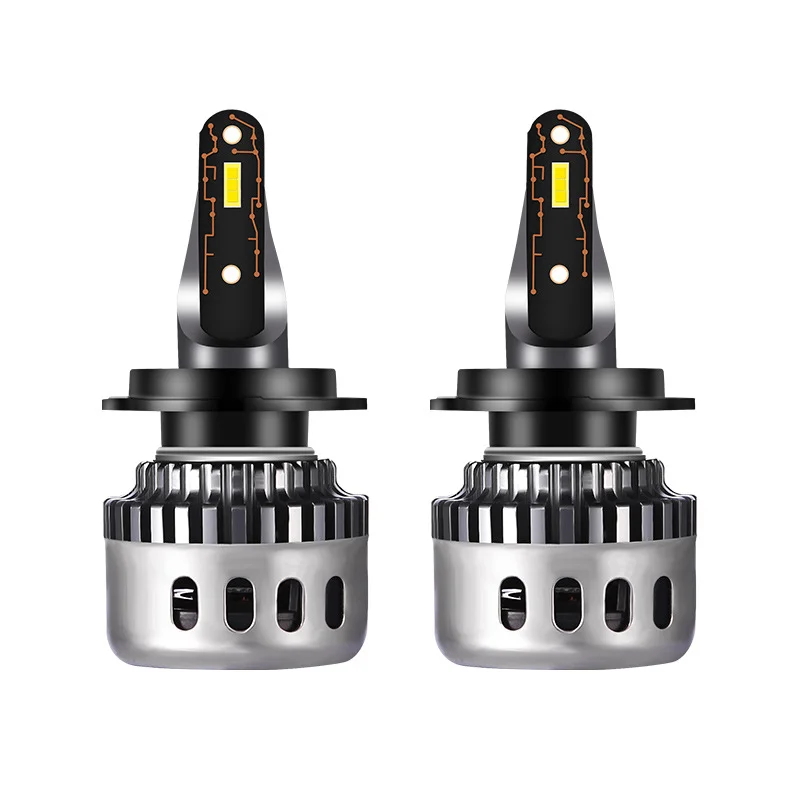 F10 Car LED Headlight Bulb H1 H4 H7 Hi/Lo Beam Waterproof High Brightness Cooling Front Light Retrofit Car Lamp