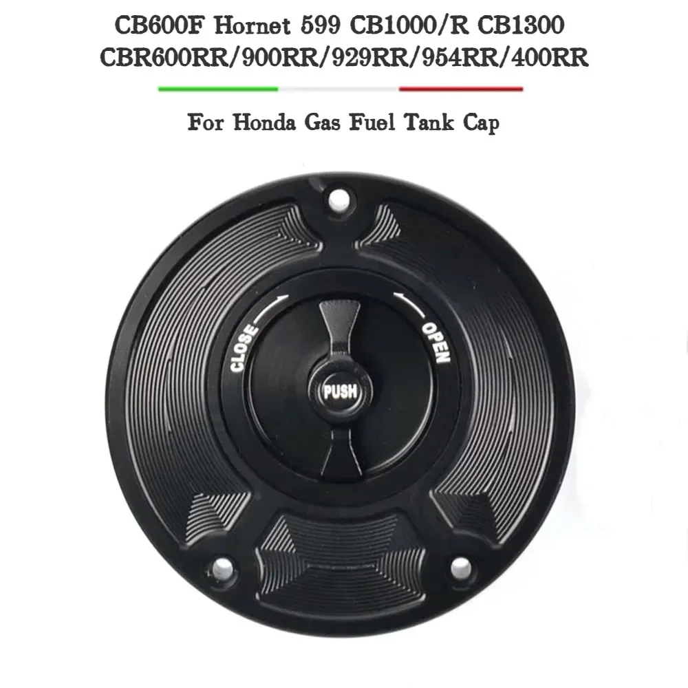 

CB600F Hornet 599 CB1000 CB1000R CB1300 CBR600RR CBR900RR CBR929RR CBR954RR CBR400RR For Honda Fuel Tank Cap Cover