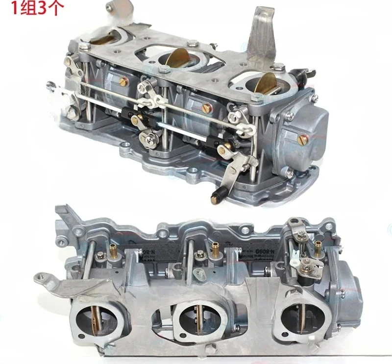 Yum 2 Stroke 60 HP Carburetor Assembly for Yamaha Sea Outboard Boat Hanging