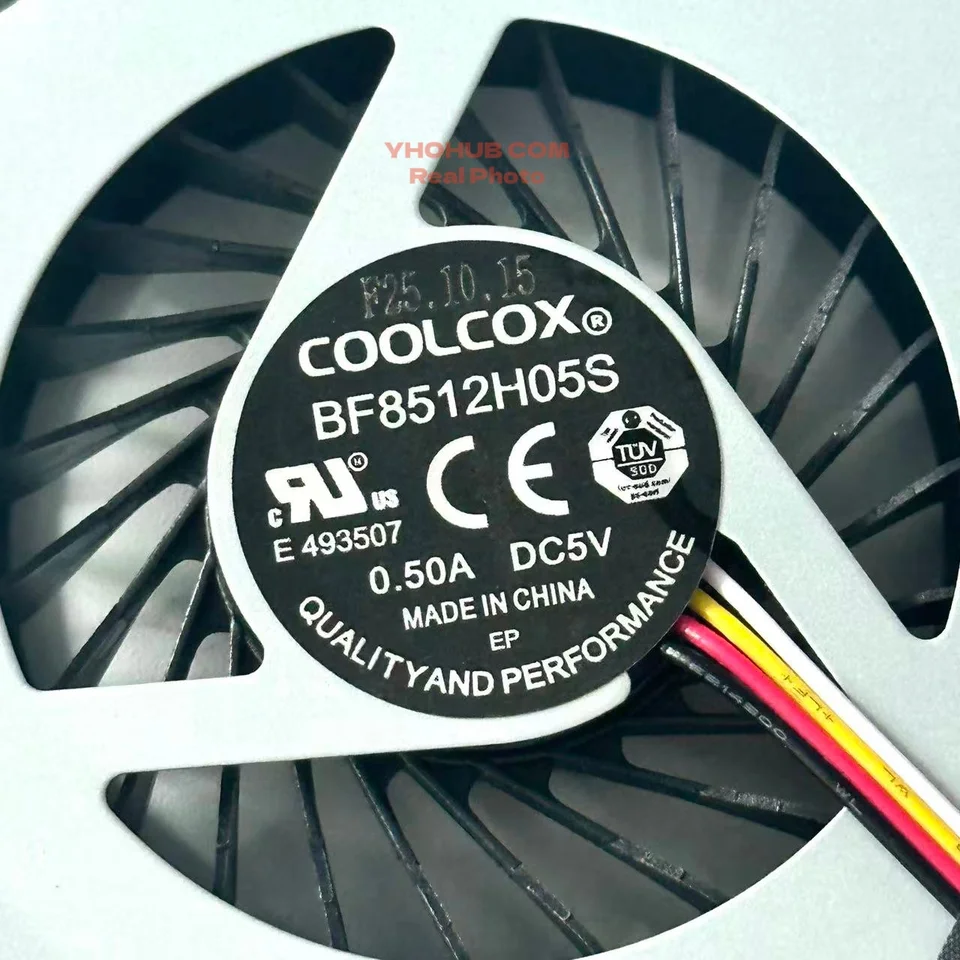 COOLCOX BF8512H05S 5V 0.5A 4-Wire Server Fan