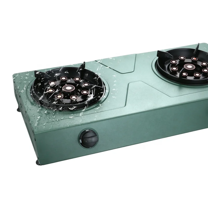 Hot Selling High Quality Electronic Ignition Desktop Cooktop Cooker Without Cylinder Kitchen Electric Double Burners Gas Stove