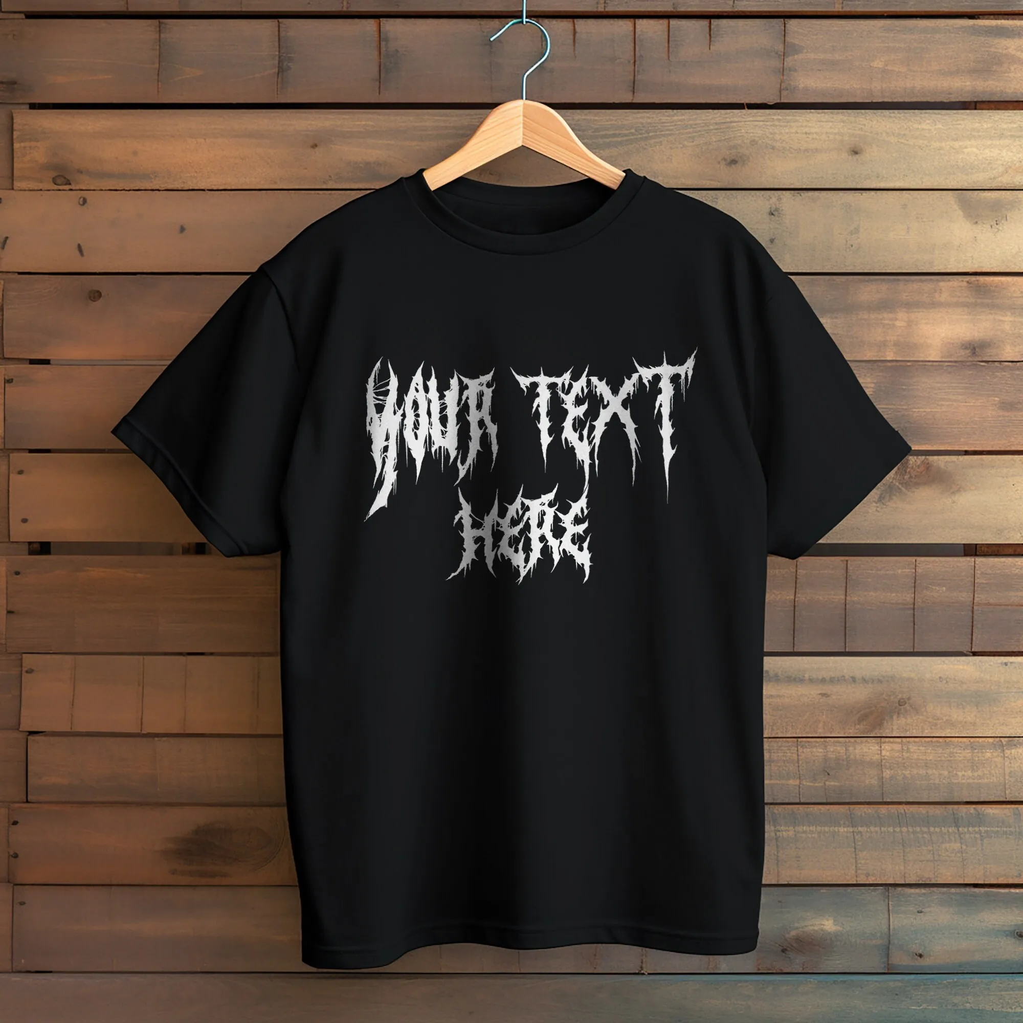 Customized Death Metal Shirt Custom Metal Band Tee Metalhead