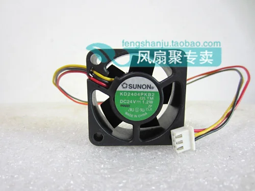 Free shipping new original SUNON KD2404PKB2 24V1.2W 4cm4020 3-wire cooling fan