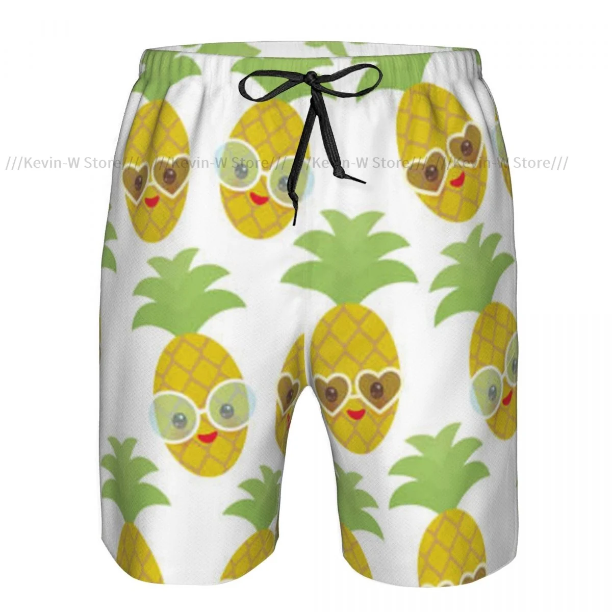 Swimwear Mens Swim Shorts Beach Swimming Trunks For Man Cute Pineapple With Sunglasses Swimsuit Surf Board Bathing Suit