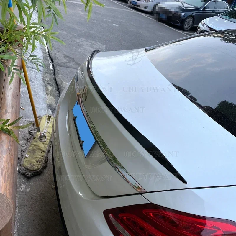 For Mercedes Benz W205 Spoiler 2016 2017 2018 2019 C180/C200/C230 C63 C-class spoiler Car Rear Wing Color Rear Spoiler