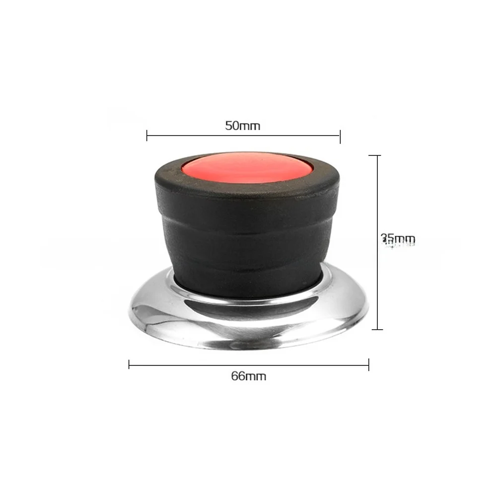 Bakelite Replacement Knob for Pot Lids Heat Resistant Up to 200 C for Kitchen Cookware Red 6.6 5 3.5 cm Lightweight