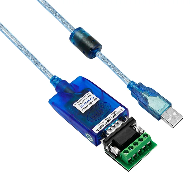 

UOTEK Высококачественный кабельный адаптер RS485 RS422 к USB-A RS-422 RS-485 Проводной преобразователь Разъем DB9 Магнитное кольцо UT-850N