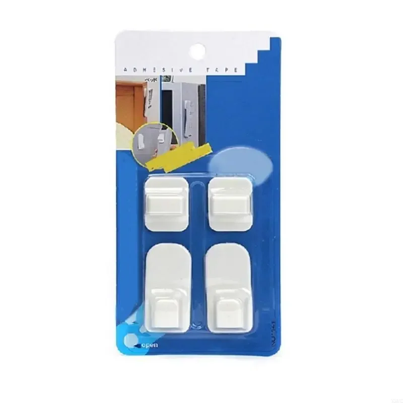 1 個の壁掛けリモコンブラケット - テレビリモコン用のプラスチックフック 4 個。