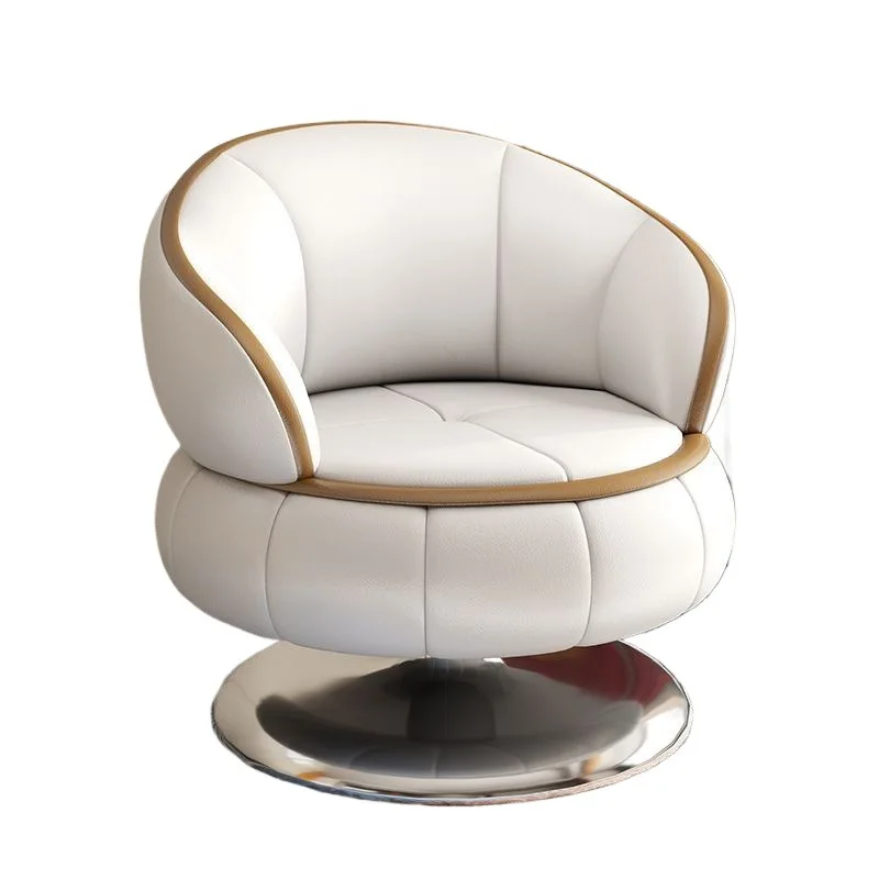 Curved leather sofa, Italian minimalism, corner multi-function full set combination
