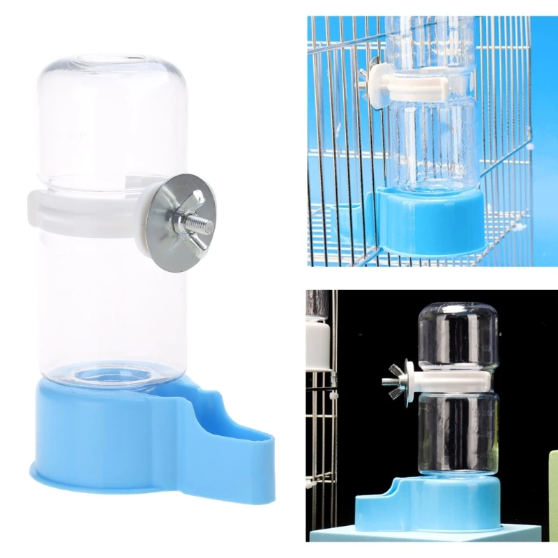 Birds Water Dispenser for Cage Finches 140ml Parakeets Drinker Set Bottle Automatic Bird Cage Water Feeder for Cage