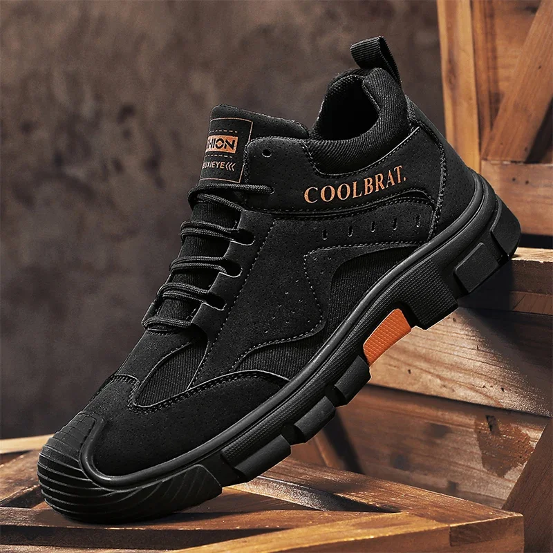 

Outdoor Shoes for Men Anti Slip Hiking Shoes Breathable Design Durable Outdoor City Adventure Shoes Suitable Mountaineering 2025