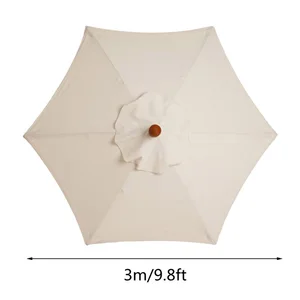 Waterproof umbrella replacement cloth without support, para-sunset lid, canopy, patio, garden, 3m 8 Main Sales Word Cover 3M - №4