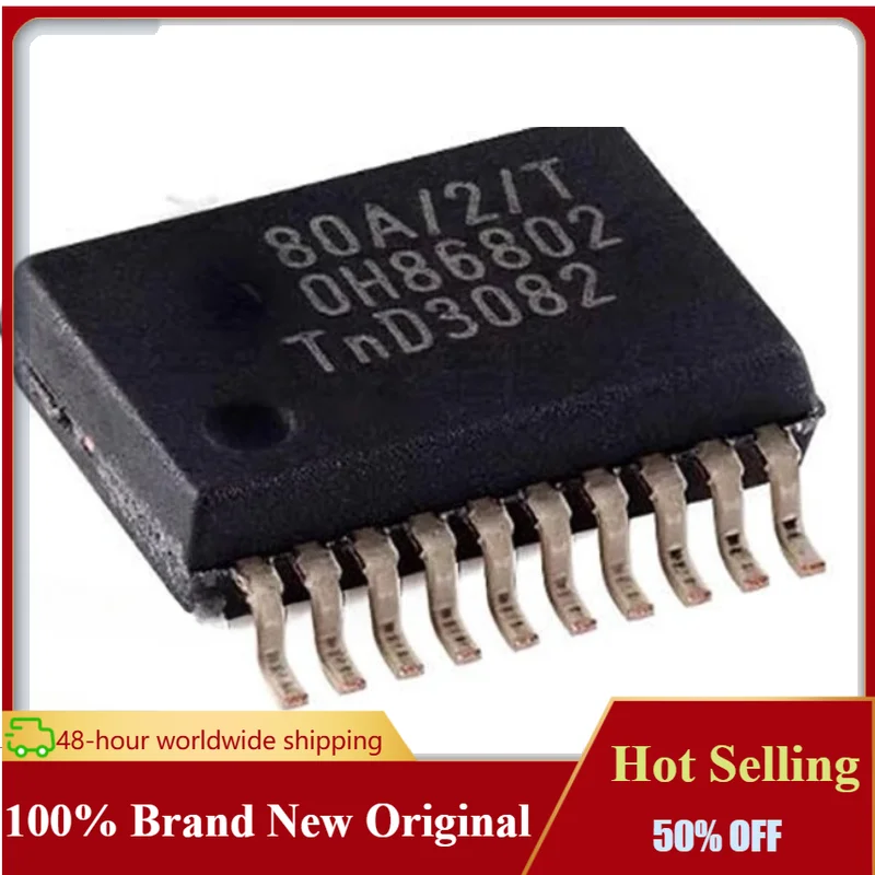 10PCS 100% New Original TJA1080A/2/T TJA1080A SSOP20  Automotive Computer Board Vulnerable Chip Hot Selling