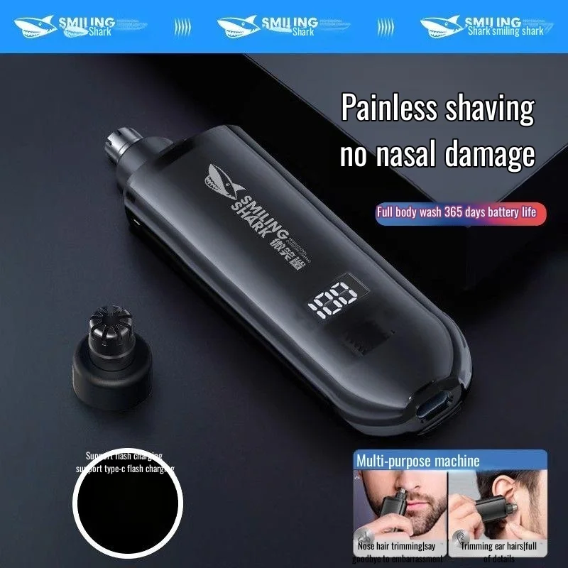 

Nose hair trimmer electric unisex nostril nose cleaning rechargeable hair removal artifact nose hair trimmer shaving