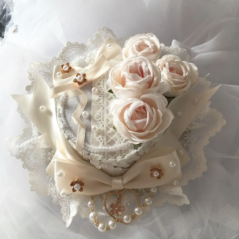 Lolita Flower Bride Flower Hair Accessories Flat Hat Tea Party Hair Clips Small Bowler Hat Headpiece 5