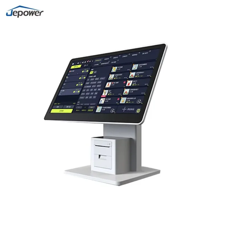 All in One Android 11.0 POS Terminals Desktop POS Machine with 58mm Printer for Retail Store