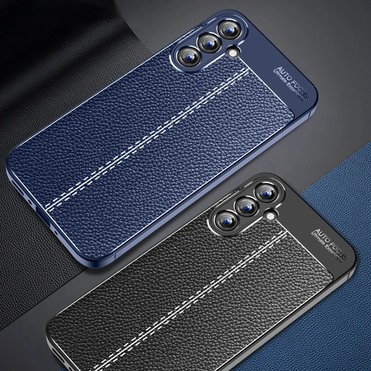 For Samsung Galaxy A55 Case Samsung Galaxy A54 A55 5G Case Luxury Original TPU Shockproof PU Leather Silicone Cover Samsung A55