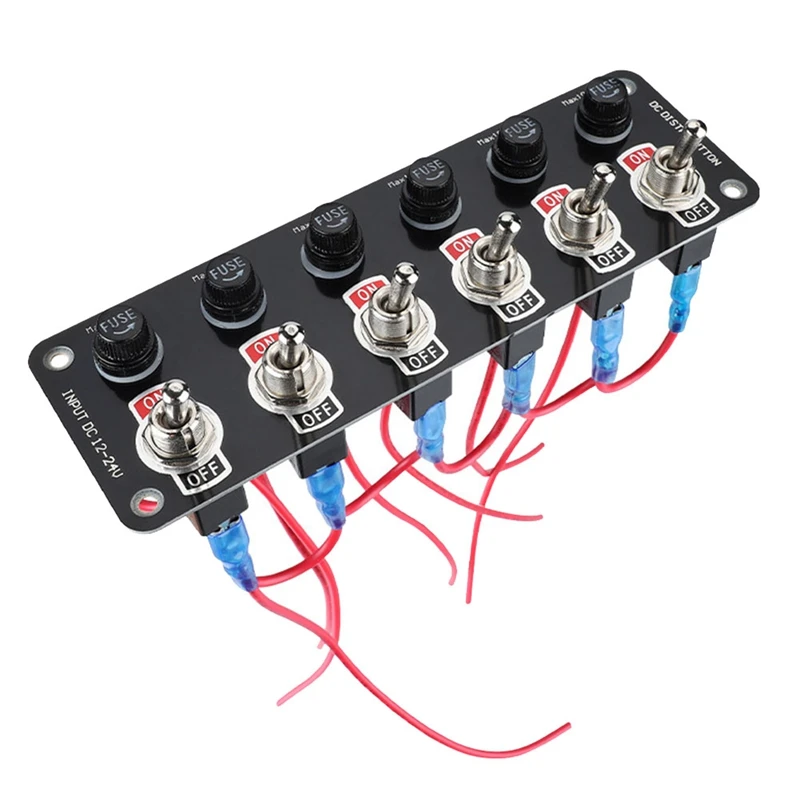 

12/24V Car Panel Multi Switch Panel Switch Power Control Universal