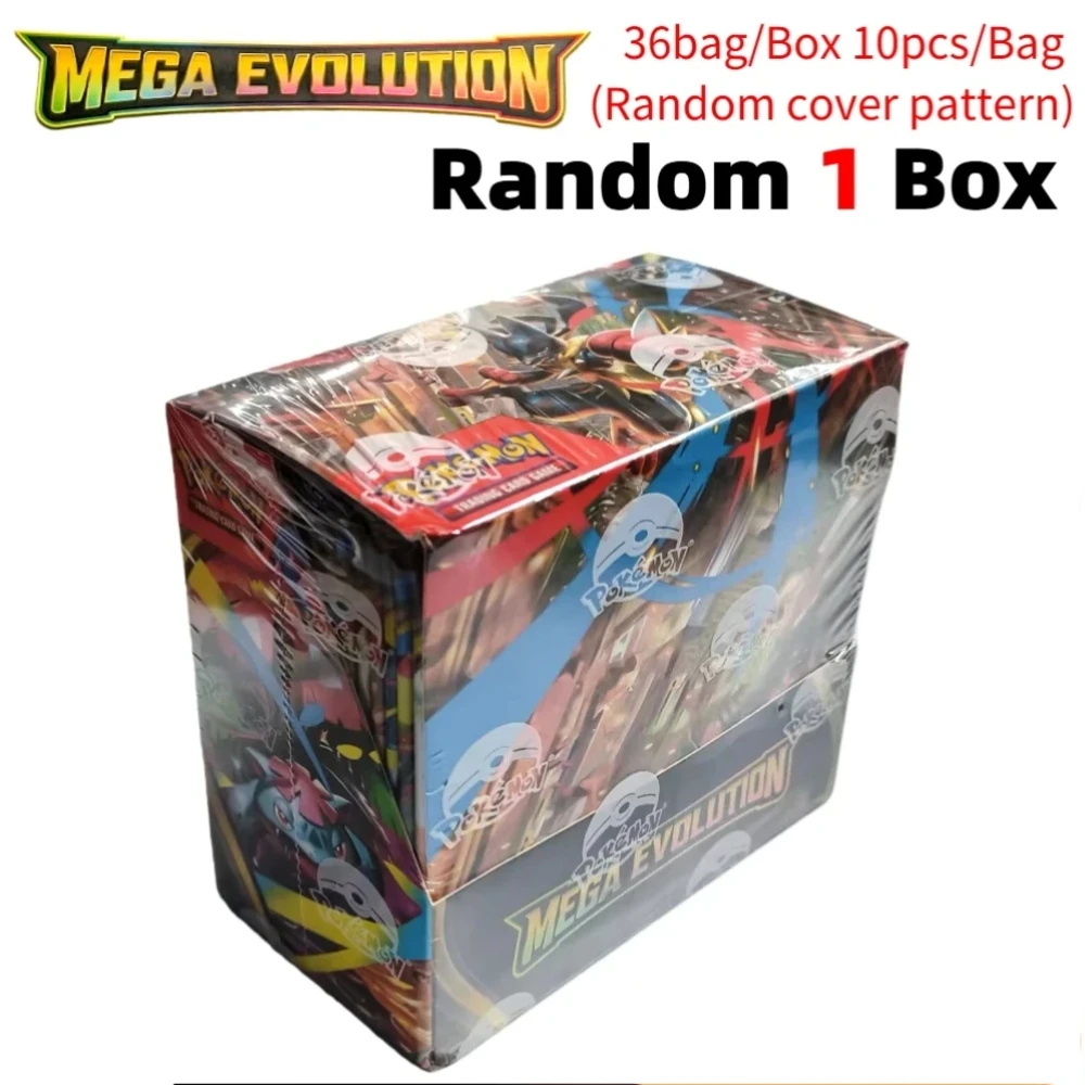 Pokemon TCG Booster Box Mega Evolution CHAOS RISINC Ascended Heroes Engelse versie Zeldzame ruilkaarten voor verzamelcadeau