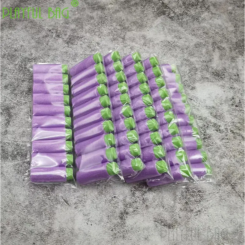 Outdoor sports Jiusi Chenghai BK-1 soft bullet gun accessories AR sponge soft bullet transparent color plastic clip ID03